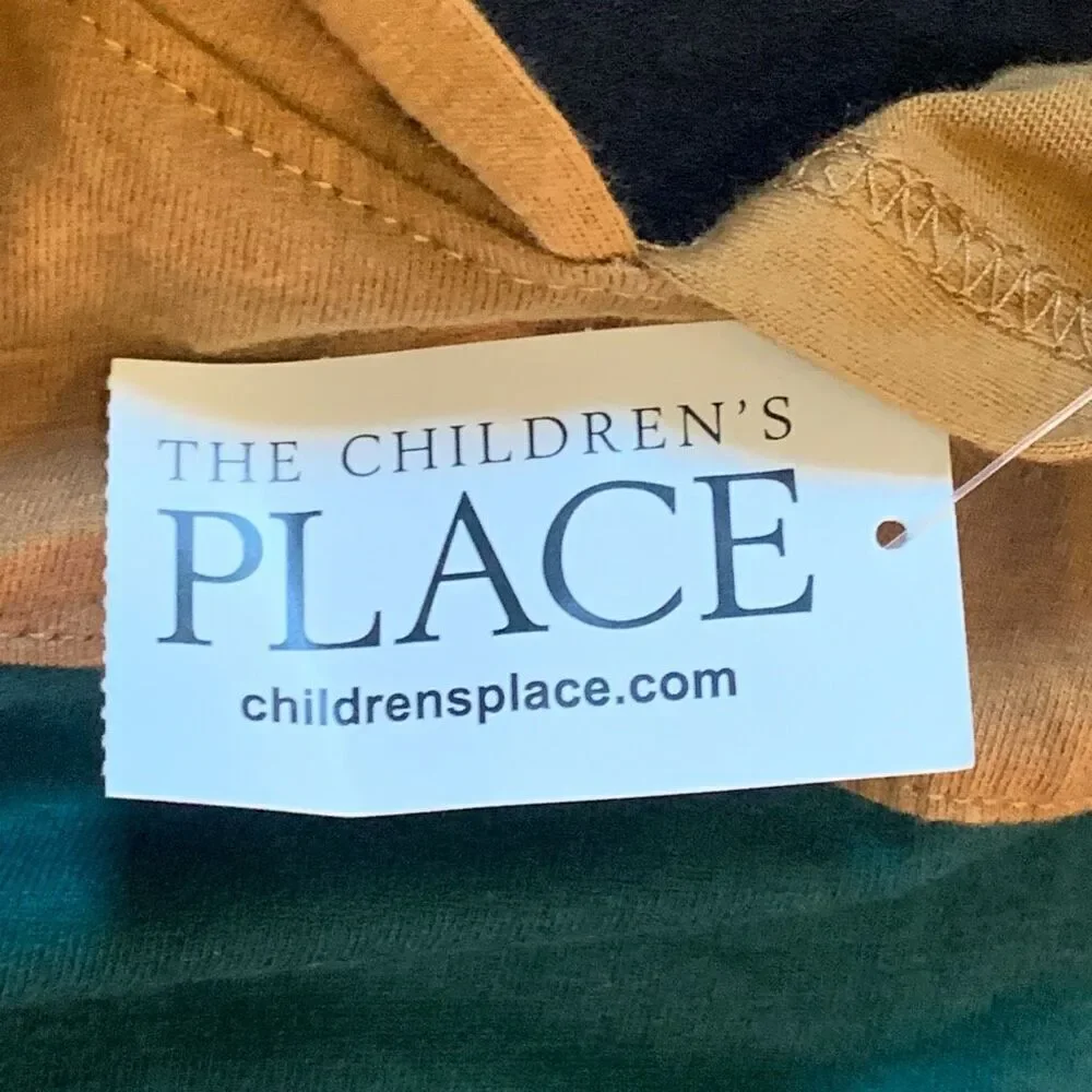 The‎ Children’s Place Boys Size Large Pullover Color Block Hoodie Navy Blue